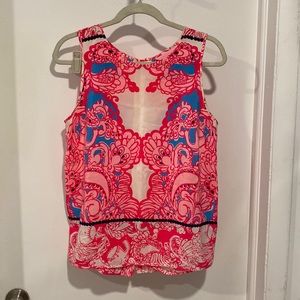 Lily Pulitzer silk top size M